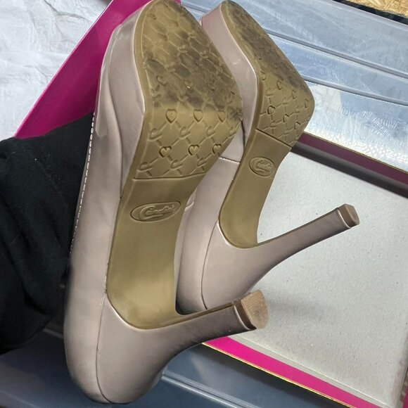 Candies Y2K-2010 Nude Heels size 8 women's - Picture 5 of 7